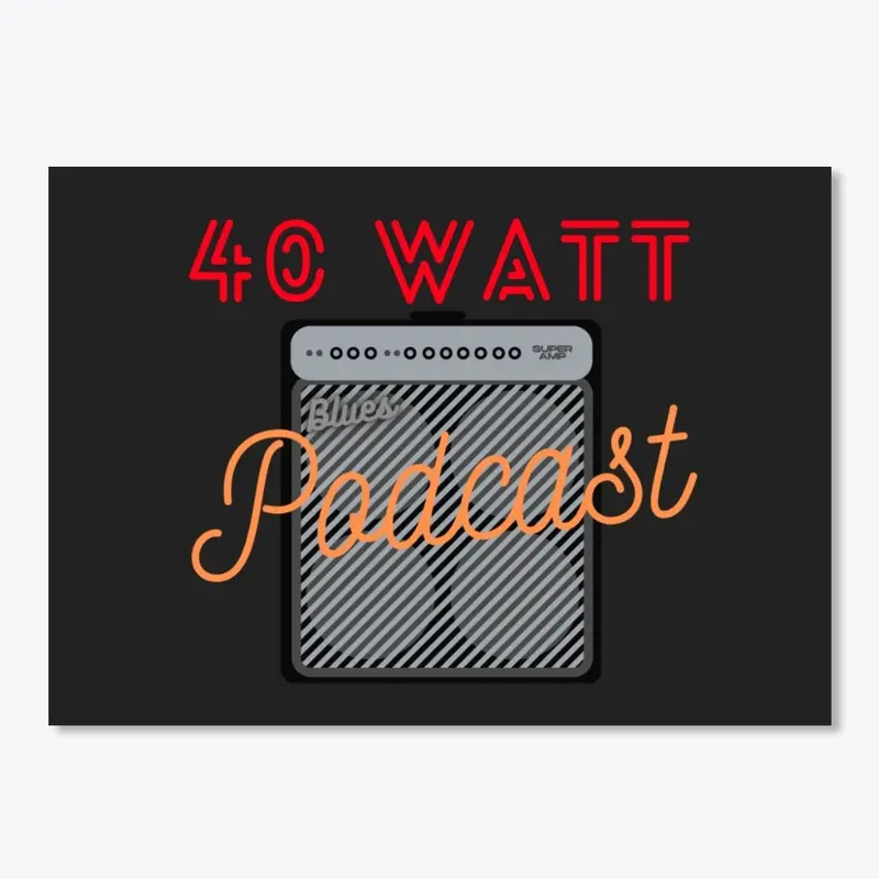 40 Watt Sticker (color logo)