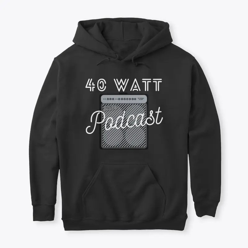 40 Watt Hoodie (B&W)